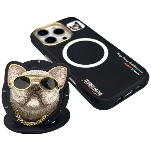 Nimmy Glasses Cool nag MagSafe case for iPhone 16 Pro Max - blackeng