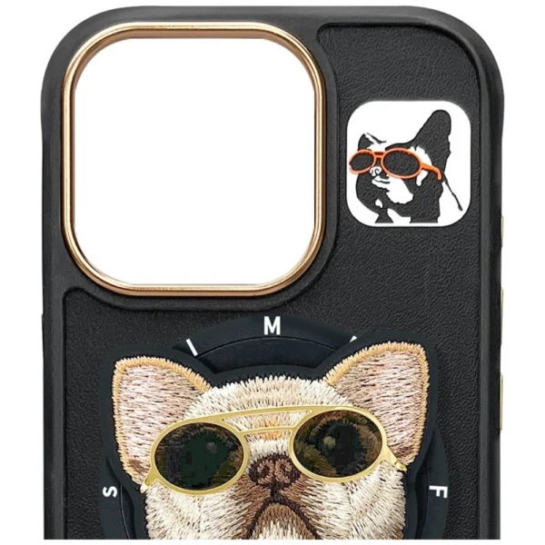 Nimmy Glasses Cool nag MagSafe case for iPhone 16 Pro Max - blackeng