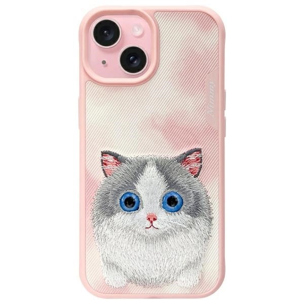 Nimmy Big Eyed Pet 2.0 Cat Case for iPhone 15 - Pinkeng