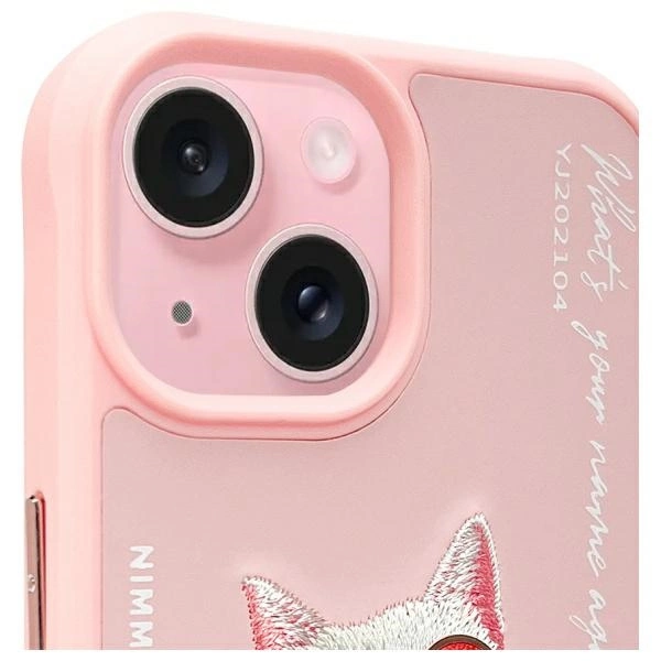 Nimmy Glasses Cool Cat iPhone 15 Case - Pinkeng