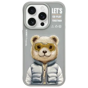 Nimmy Cool&Cute 2.0 Bear Case for iPhone 15 Pro - Grayeng
