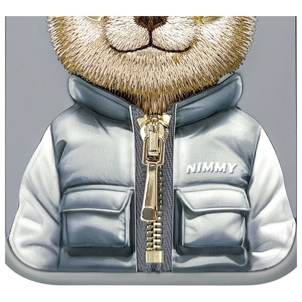 Nimmy Cool&Cute 2.0 Bear Case for iPhone 15 Pro - Grayeng