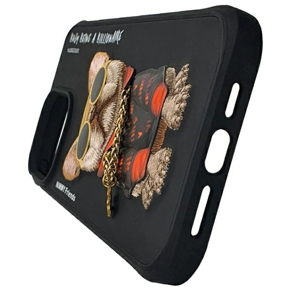 Nimmy Glasses Cool Case for iPhone 15 Pro Max - Blackeng