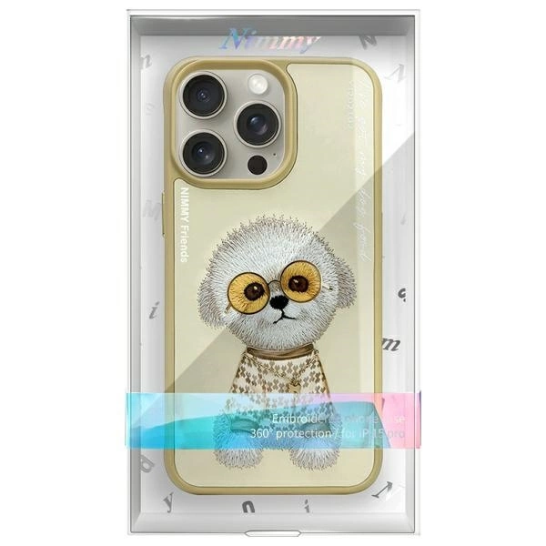 Nimmy Glasses Cool Case for iPhone 15 Pro Max - Beigeeng