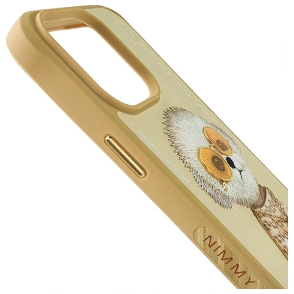 Nimmy Glasses Cool Case for iPhone 15 Pro Max - Beigeeng