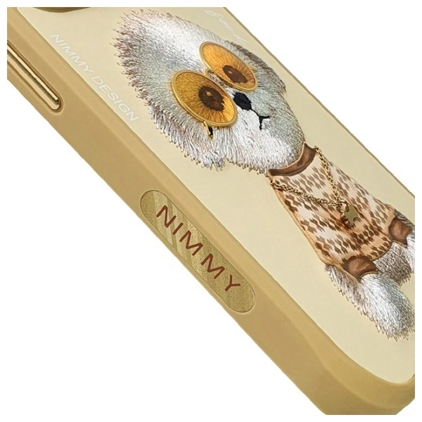 Nimmy Glasses Cool Case for iPhone 15 Pro Max - Beigeeng