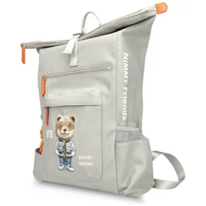 Nimmy Cool&Cute 2.0 Bear Laptop Backpack - Grayeng