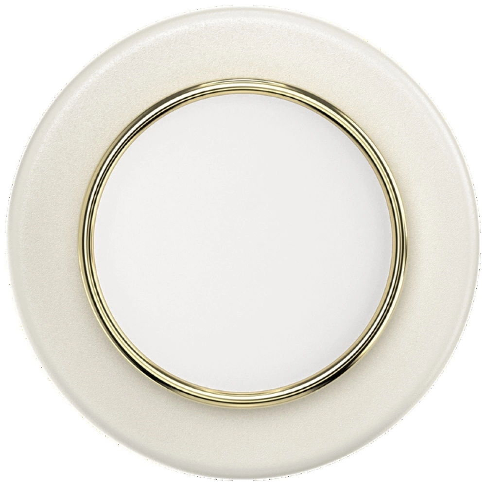 Popsockets Round Luxe Coconut Creme Enamel MagSafe Holder and Phone Standeng