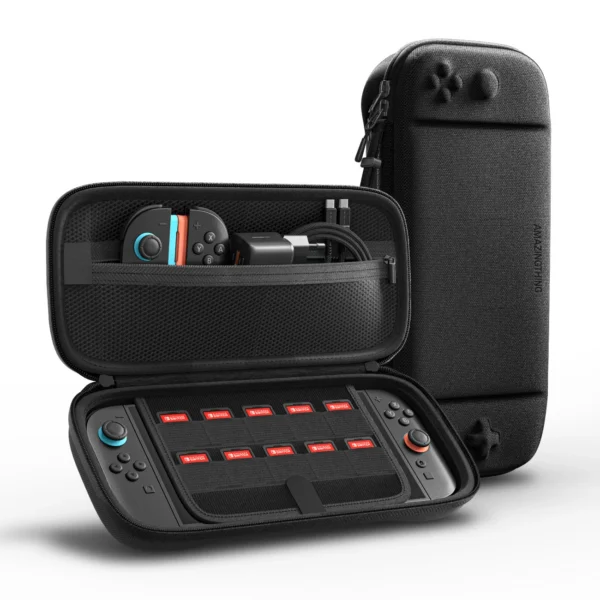 AmazingThing PlayShield EDC Protective Case for Nintendo Switch 2 - Blackeng