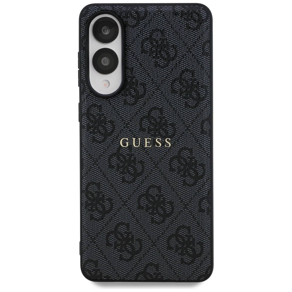 Guess 4G Ring Classic Logo MagSafe Case for Samsung Galaxy S25 Edge - Blackeng