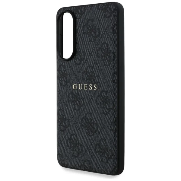 Guess 4G Ring Classic Logo MagSafe Case for Samsung Galaxy S25 Edge - Blackeng