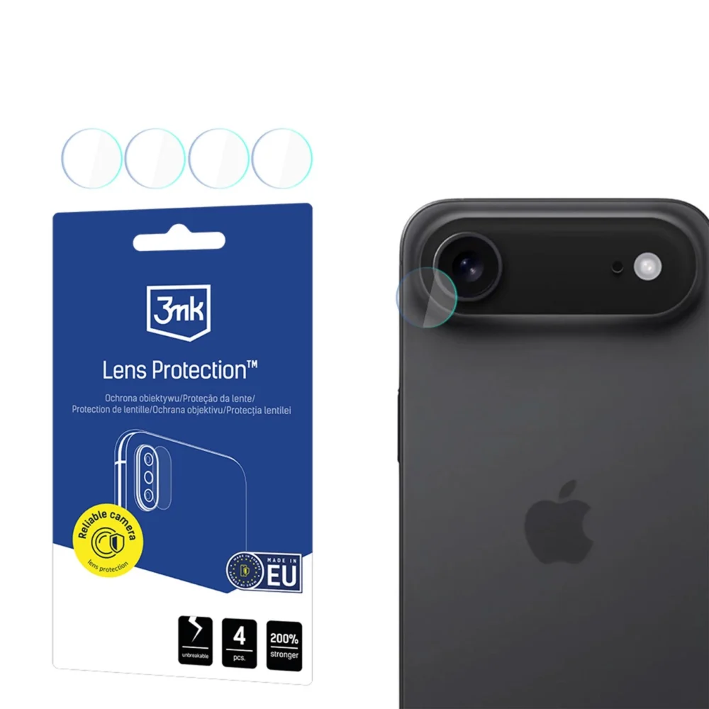 3mk Lens Protection Camera Lens Glass for Apple iPhone 17 Aireng