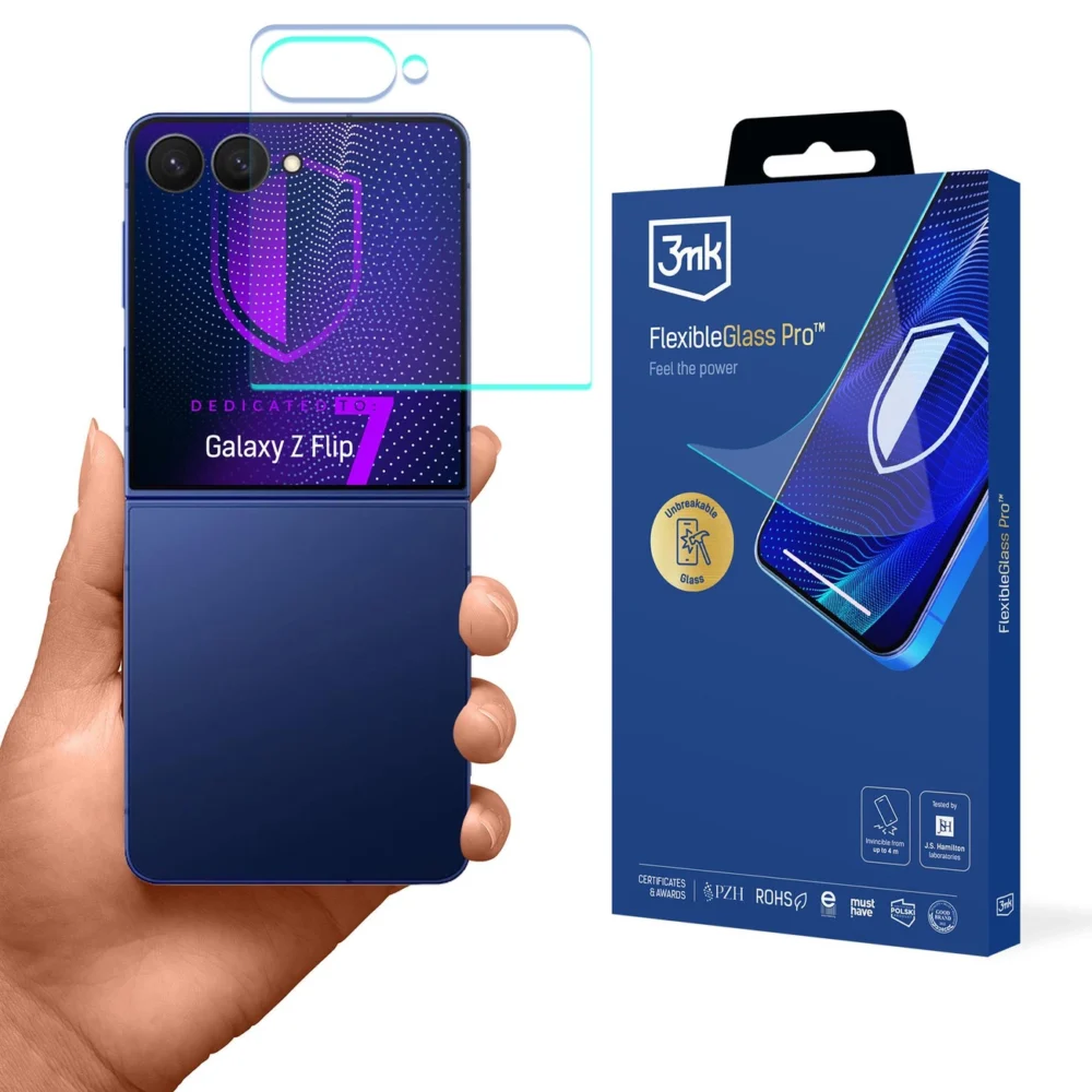 197096_1 3mk FlexibleGlass Pro hybrid glass for Samsung Galaxy Z Flip 7eng