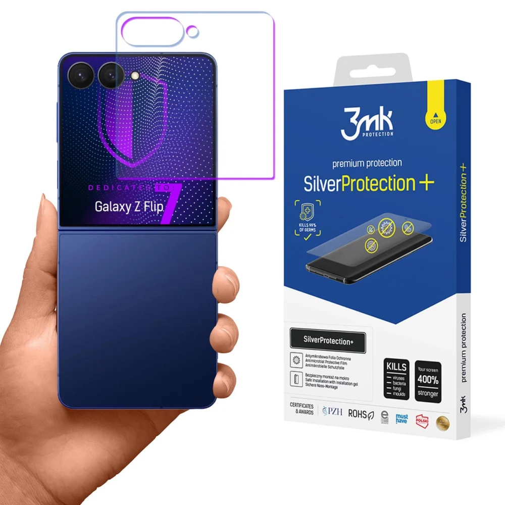 3mk SilverProtection+ protective film for Samsung Galaxy Z Flip 7eng
