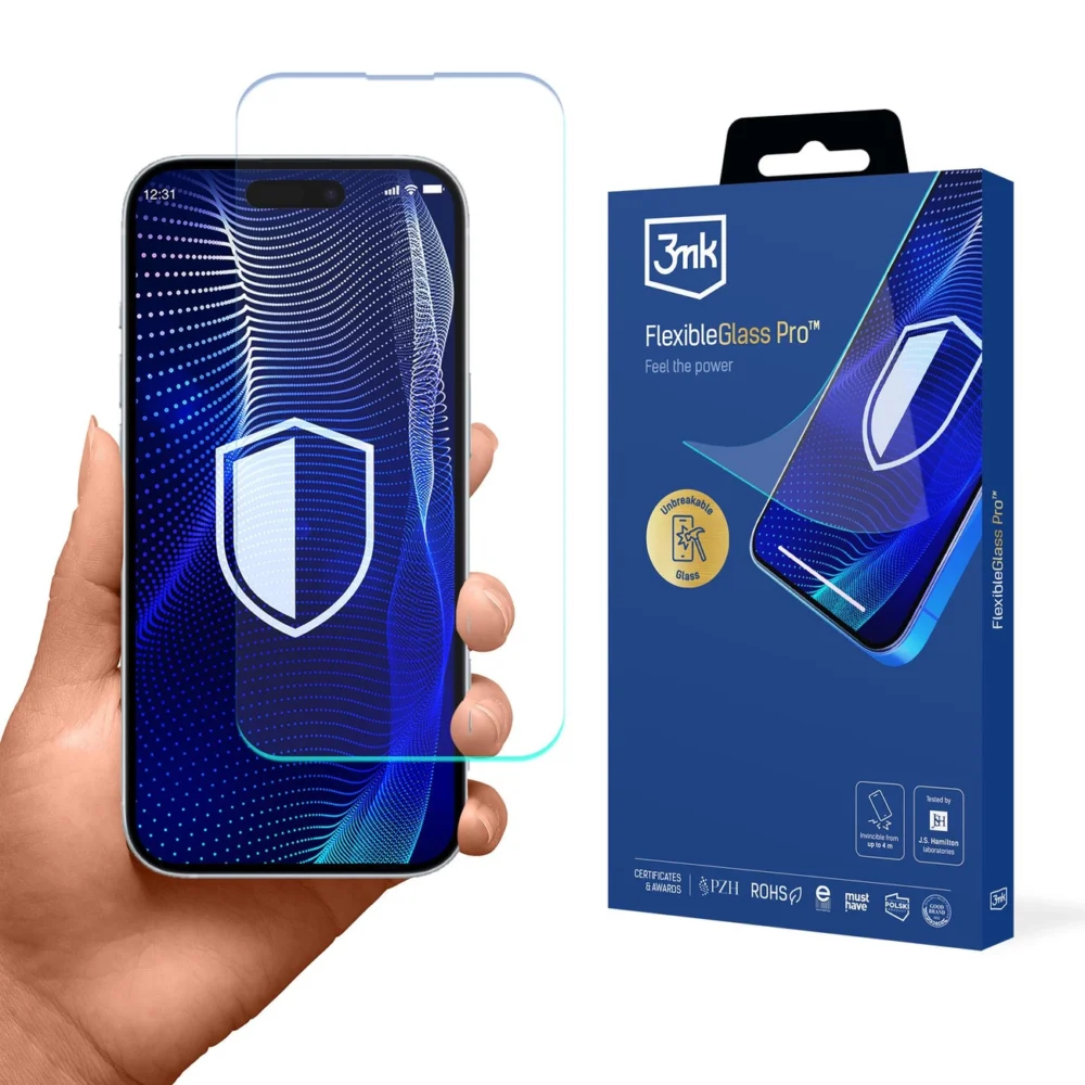 3mk FlexibleGlass Pro v2.0 hybrid glass for iPhone 17 Aireng