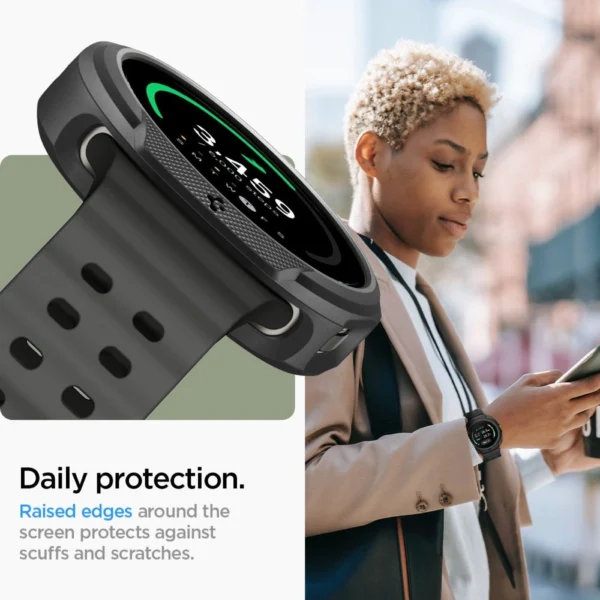 Spigen Liquid Air Case for Samsung Galaxy Watch 8 Classic 46mm - Blackeng