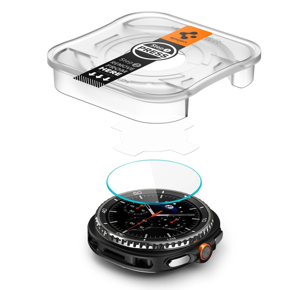 Spigen Glas.TR ”Ez-Fit” Tempered Glass for Samsung Galaxy Watch 8 46mm - Transparenteng
