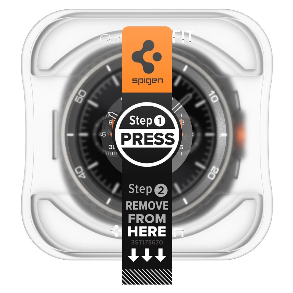 Spigen Glas.TR ”Ez-Fit” Tempered Glass for Samsung Galaxy Watch 8 46mm - Transparenteng