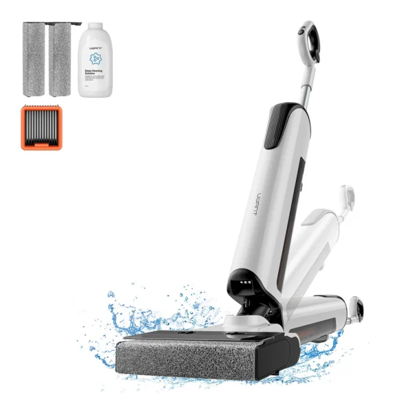 UWANT D700 Upright Vacuum Cleaner with Mopping Function and Charging Station - Whiteeng