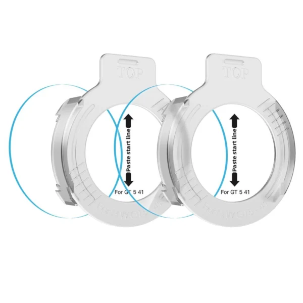 Tech-Protect Easy Set+ 2-pack tempered glass for Huawei Watch GT 5 41 mm - transparenteng