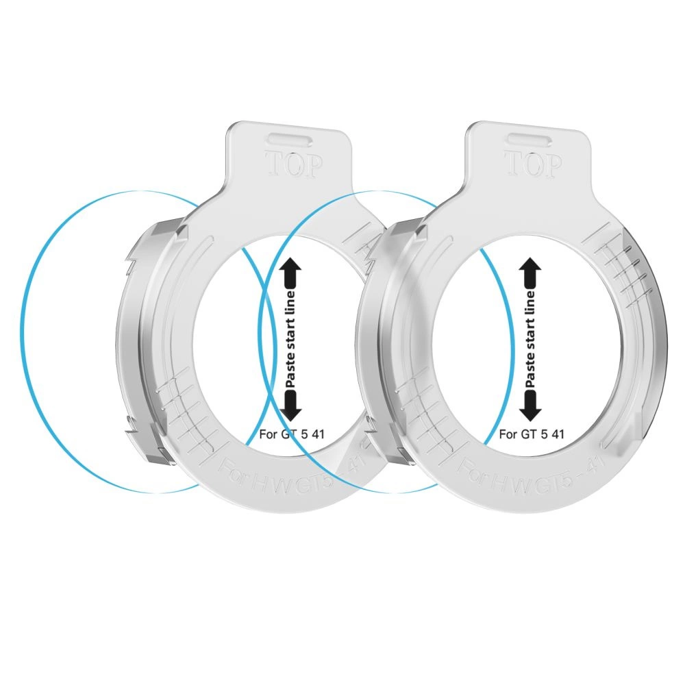 Tech-Protect Easy Set+ 2-pack tempered glass for Huawei Watch GT 5 41 mm - transparenteng