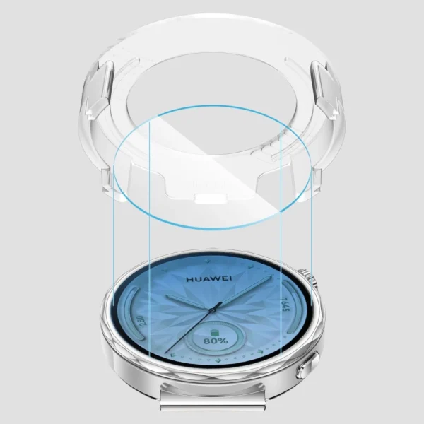 Tech-Protect Easy Set+ 2-pack tempered glass for Huawei Watch GT 5 41 mm - transparenteng