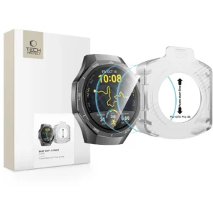 Tech-Protect Easy Set+ 2-pack tempered glass for Huawei Watch GT 5 Pro 46 mm - transparenteng