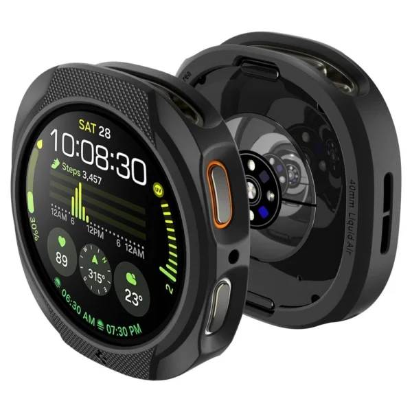 Spigen Liquid Air Case for Samsung Galaxy Watch 8 40mm - Matte Blackeng