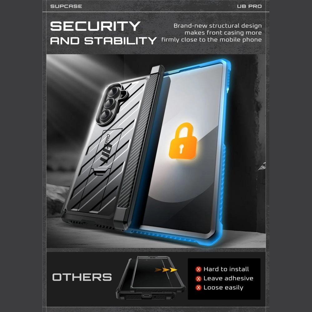 Supcase Unicorn Beetle Pro Case for Samsung Galaxy Z Fold 7 - Blackeng