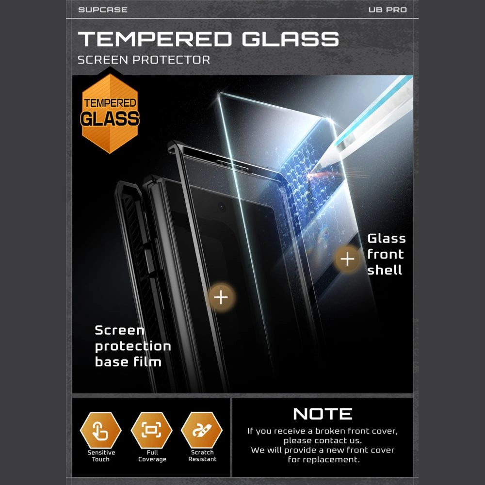 Supcase Unicorn Beetle Pro Case for Samsung Galaxy Z Fold 7 - Blackeng