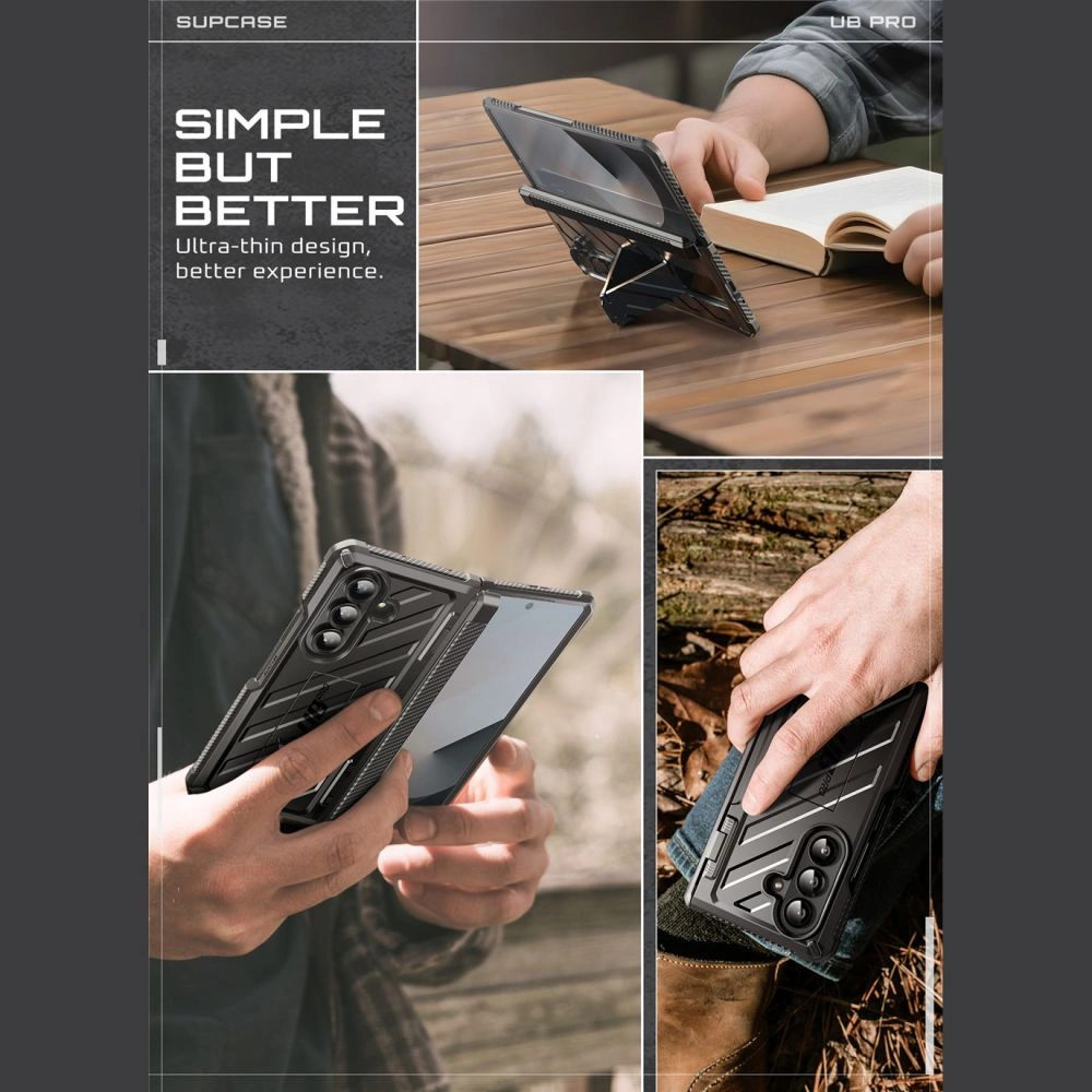 Supcase Unicorn Beetle Pro Case for Samsung Galaxy Z Fold 7 - Blackeng