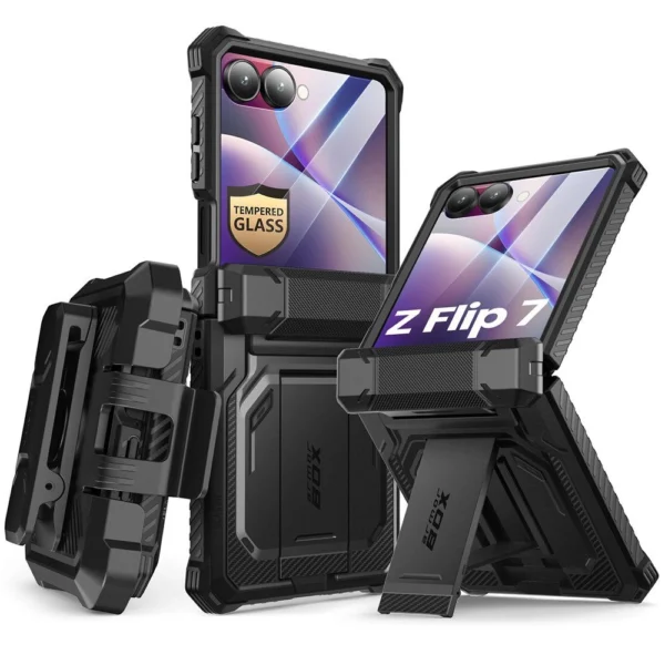 Supcase IBLSN Armorbox Case for Samsung Galaxy Z Flip 7 - Blackeng