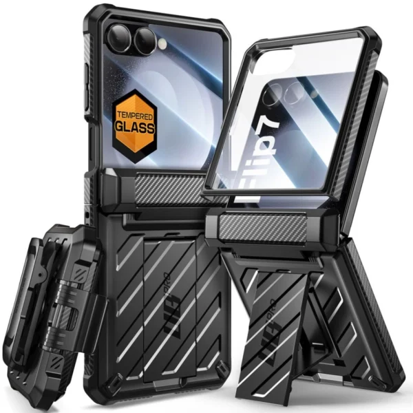 Supcase Unicorn Beetle Pro Case for Samsung Galaxy Z Flip 7 - Blackeng