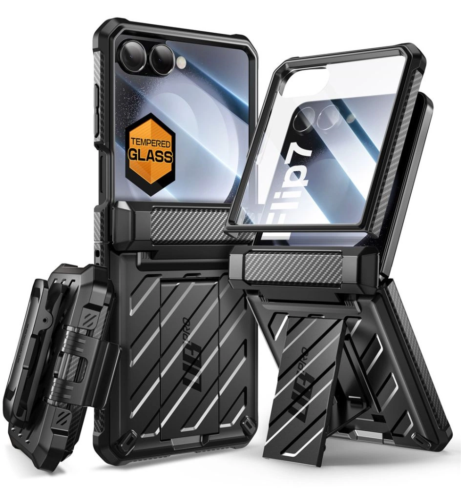 Supcase Unicorn Beetle Pro Case for Samsung Galaxy Z Flip 7 - Blackeng