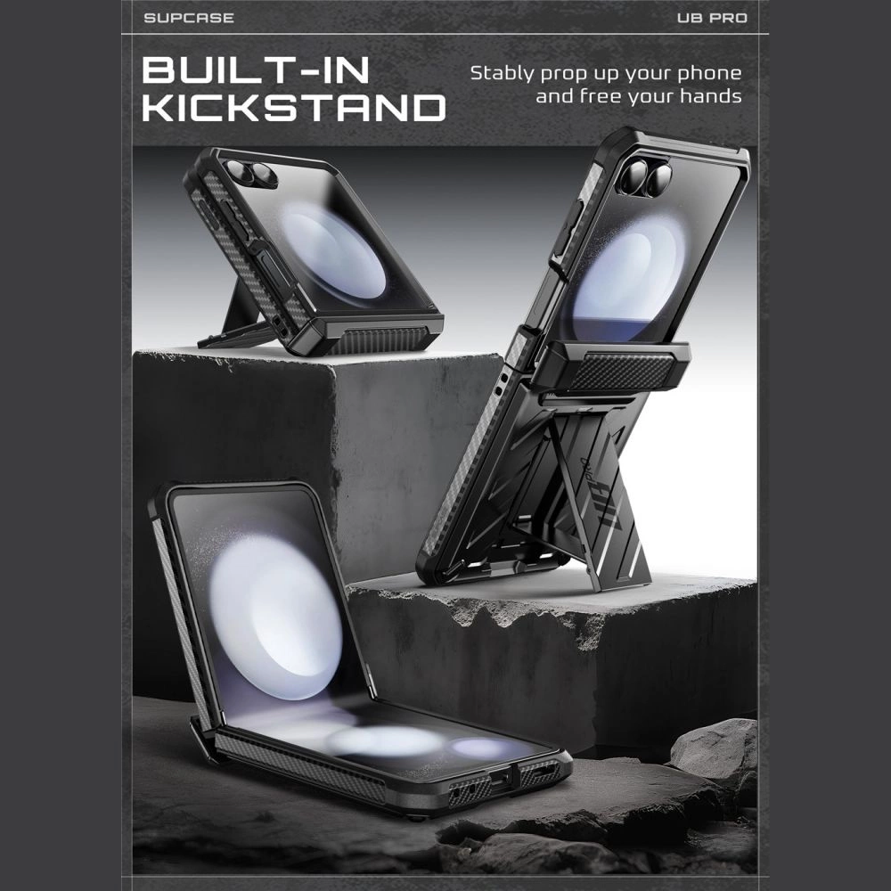Supcase Unicorn Beetle Pro Case for Samsung Galaxy Z Flip 7 - Blackeng