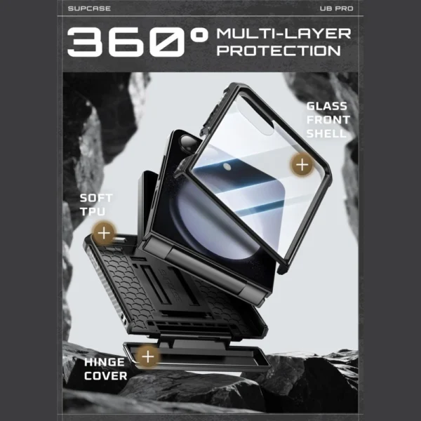 Supcase Unicorn Beetle Pro Case for Samsung Galaxy Z Flip 7 - Blackeng