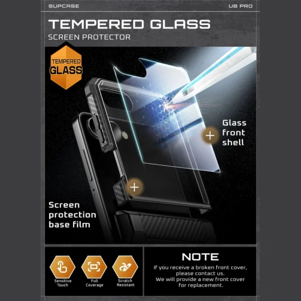 Supcase Unicorn Beetle Pro Case for Samsung Galaxy Z Flip 7 - Blackeng