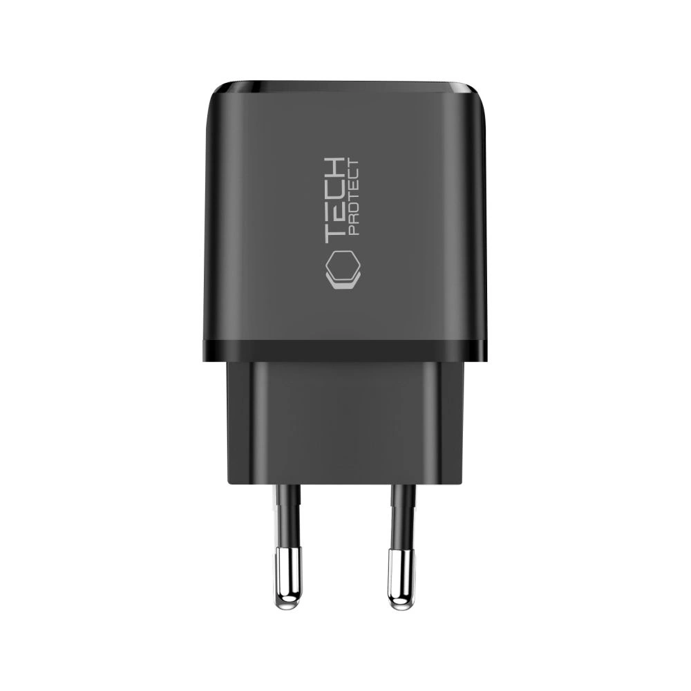 Tech-Protect NCA20 PD 20W / QC3.0 USB-A / USB-C wall charger - blackeng