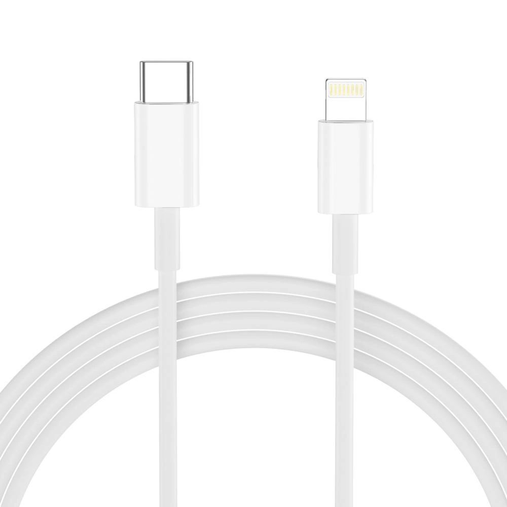 Tech-Protect NCA20 PD 20W QC3.0 USB-A / USB-C Wall Charger + USB-C / Lightning Cable 100cm - Whiteeng