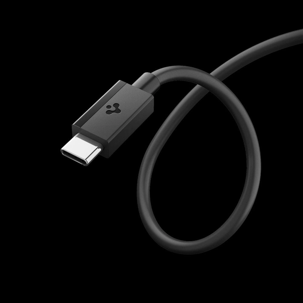 Spigen EB6020CC 60W Cable + USB-C / USB-C Cable 200 cm - Blackeng