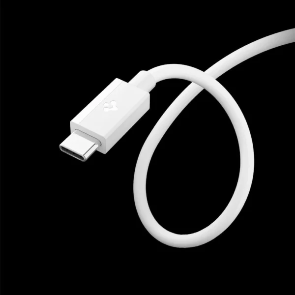 Spigen EB6020CC 60W Cable + USB-C / USB-C Cable 200 cm - Whiteeng