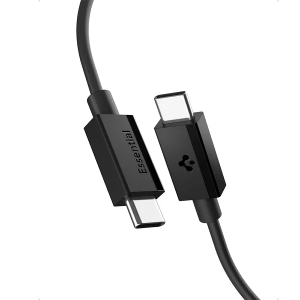 Spigen EB6010CC USB-C 60W Cable 100 cm - Blackeng