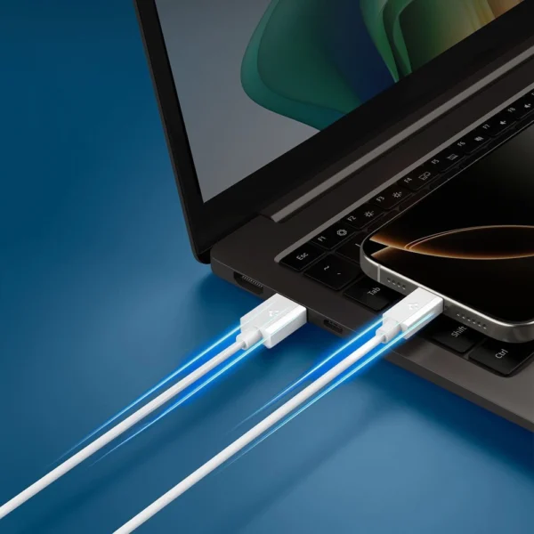 Spigen EB6010CC USB-C Cable 60W 200 cm - Whiteeng