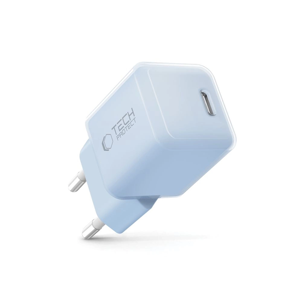 Tech-Protect NCM25 USB-C PD 25W Wall Charger - Blueeng