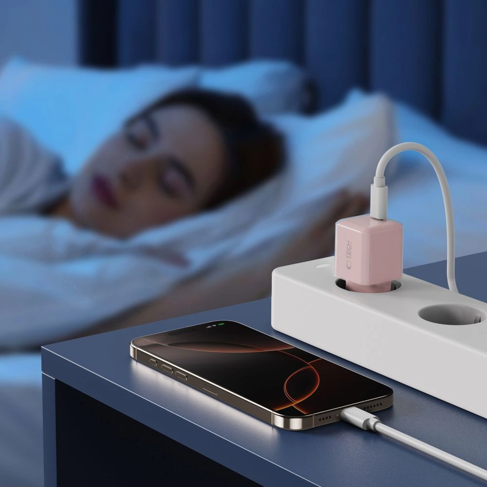 Tech-Protect NCM25 USB-C PD 25W Wall Charger - Pinkeng