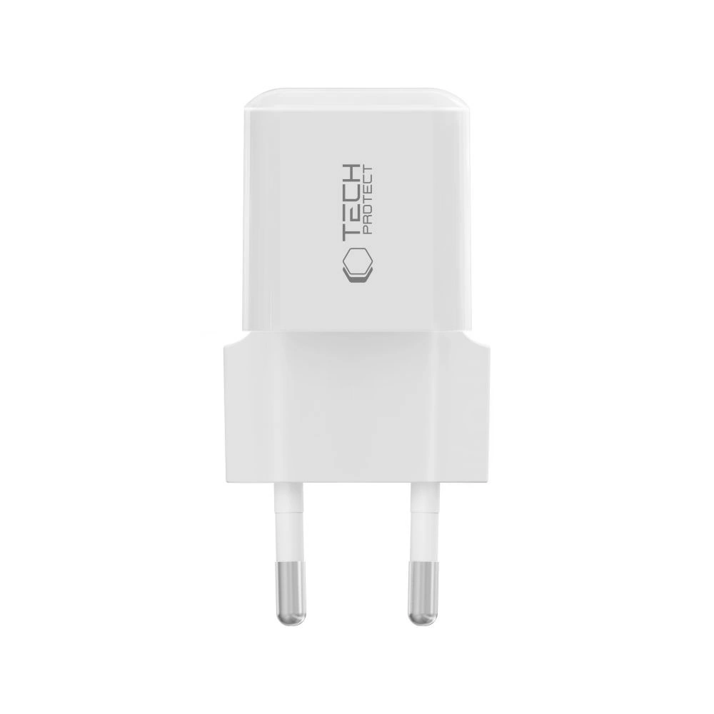 Tech-Protect NCM25 USB-C PD 25W Wall Charger - Whiteeng