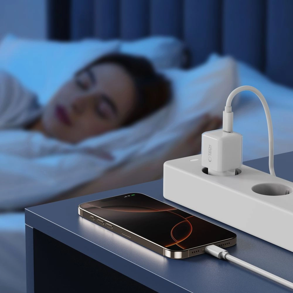 Tech-Protect NCM25 USB-C PD 25W Wall Charger - Whiteeng