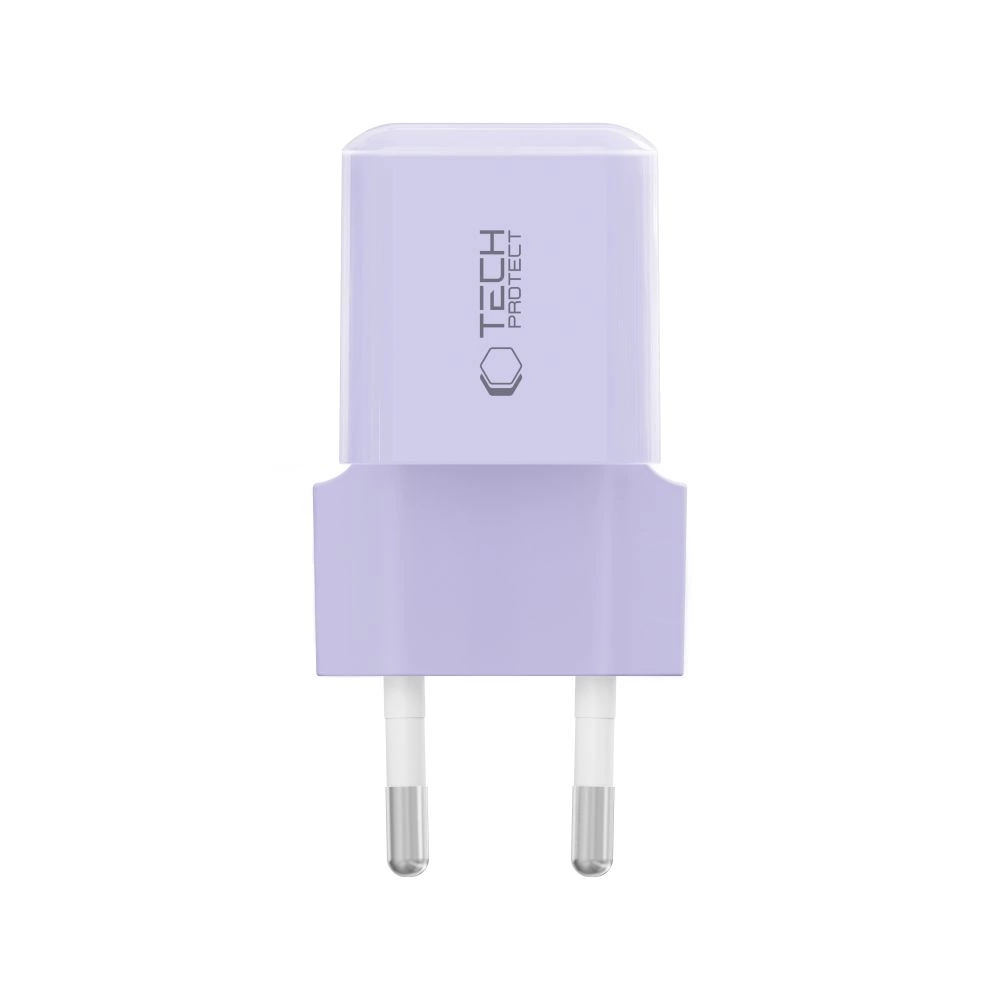 Tech-Protect NCM25 USB-C PD 25W Wall Charger - Purpleeng