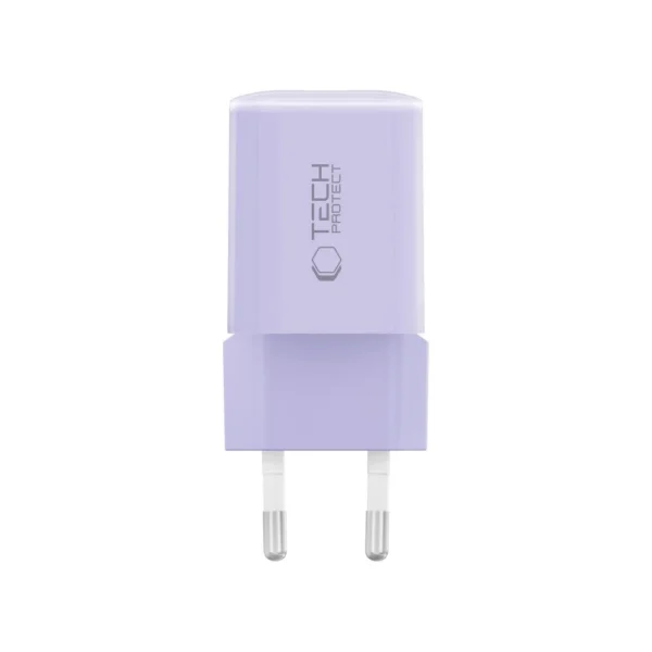 Tech-Protect NCM33 PD 33W QC3.0 USB-C / USB-C Wall Charger - Purpleeng