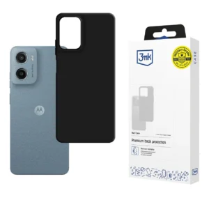 3mk Matt Case for Motorola Moto G05 / E15 G4 - Matte Blackeng